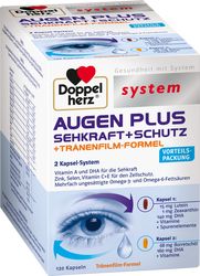 DOPPELHERZ Augen plus Sehkraft+Schutz system Kaps.