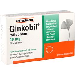 GINKOBIL-ratiopharm 40 mg Filmtabletten