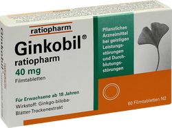 GINKOBIL-ratiopharm 40 mg Filmtabletten