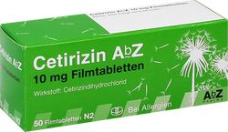 CETIRIZIN AbZ 10 mg Filmtabletten