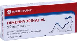 DIMENHYDRINAT AL 50 mg Tabletten
