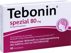 TEBONIN spezial 80 mg Filmtabletten