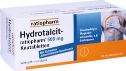 HYDROTALCIT-ratiopharm 500 mg Kautabletten