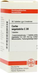 CARBO VEGETABILIS C 30 Tabletten