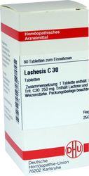 LACHESIS C 30 Tabletten