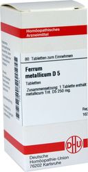 FERRUM METALLICUM D 5 Tabletten