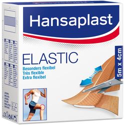 HANSAPLAST Elastic Pflaster 4 cmx5 m