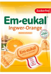 EM-EUKAL Bonbons Ingwer Orange zuckerfrei