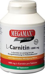 L-CARNITIN 1000 mg Megamax Tabletten