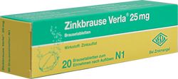 ZINKBRAUSE Verla 25 mg Brausetabletten