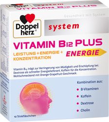 DOPPELHERZ Vitamin B12 Plus system Trinkampullen