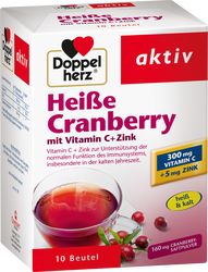 DOPPELHERZ heie Cranberry m.Vit.C+Zink Granulat