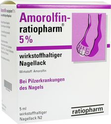 AMOROLFIN-ratiopharm 5% wirkstoffhalt.Nagellack