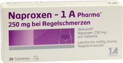 NAPROXEN-1A Pharma 250 mg b.Regelschmerzen Tabl.