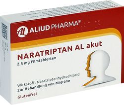 NARATRIPTAN AL akut 2,5 mg Filmtabletten