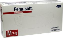 PEHA-SOFT nitrile white Unt.Hands.unsteril pf M