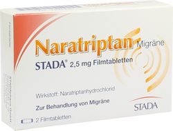 NARATRIPTAN Migrne STADA 2,5 mg Filmtabletten