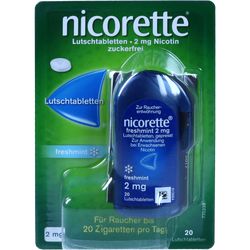 NICORETTE freshmint 2 mg Lutschtabletten gepresst