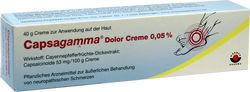 CAPSAGAMMA Dolor Creme 0,05%