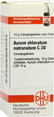 AURUM CHLORATUM NATRONATUM C 30 Globuli