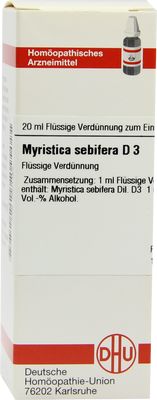 MYRISTICA SEBIFERA D 3 Dilution