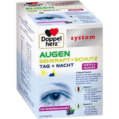 DOPPELHERZ Augen Sehkraft+Schutz system Kapseln