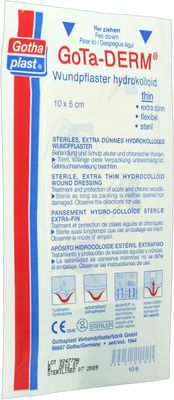 GOTA-DERM thin hydrokoll.Wundpfl.steril 5x10 cm