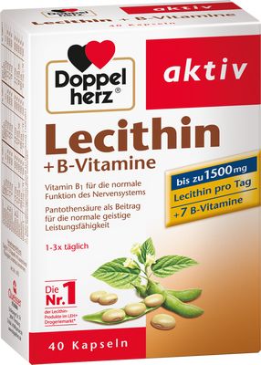 DOPPELHERZ Lecithin+B-Vitamine Kapseln