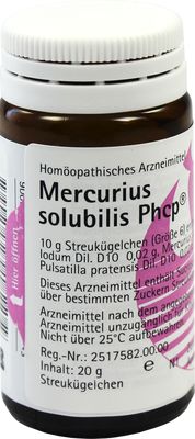 MERCURIUS SOLUBILIS PHCP Globuli