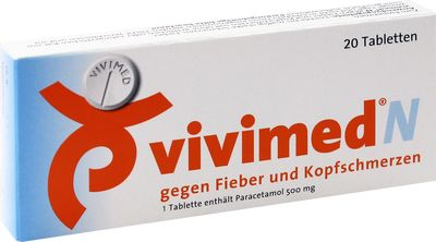 VIVIMED N gegen Fieber und Kopfschmerzen Tabletten