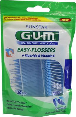 GUM EASY-FLOSSERS Zahnseide inkl.Halter