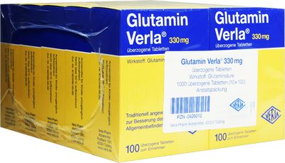 GLUTAMIN VERLA berzogene Tabletten