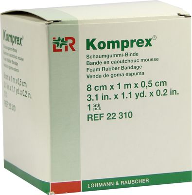 KOMPREX Schaumgummi Binde 8 cmx1 m Strke 0,5 cm