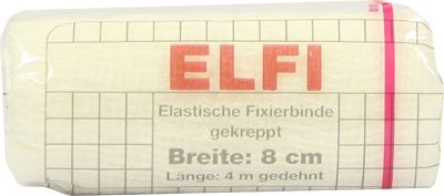 DRACOELFI elast.Fixierbinde 8 cmx4 m gekrep.cello