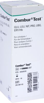 COMBUR 6 Test Teststreifen