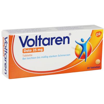 VOLTAREN Dolo 25 mg berzogene Tabletten