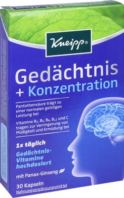 KNEIPP Gedchtnis+Konzentration Kapseln