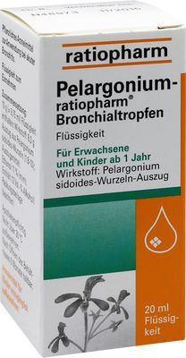 PELARGONIUM-RATIOPHARM Bronchialtropfen