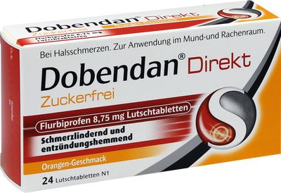 DOBENDAN Direkt zuckerfrei Flurbiprofen 8,75mg Lut