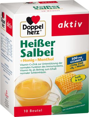 DOPPELHERZ heier Salbei+Honig+Menthol Granulat