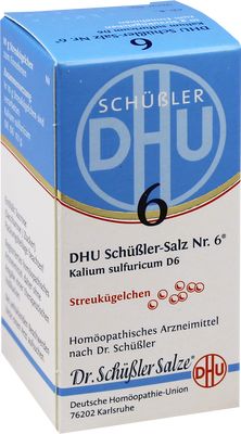 BIOCHEMIE DHU 6 Kalium sulfuricum D 6 Globuli