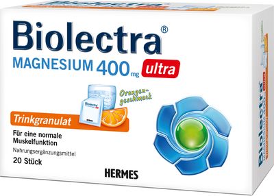 BIOLECTRA Magnesium 400 mg ultra Trinkgran.Orange