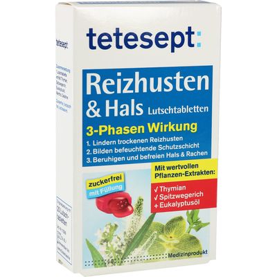 TETESEPT Reizhusten & Hals Lutschtabletten