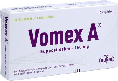 VOMEX A 150 mg Suppositorien