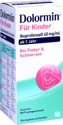 DOLORMIN fr Kinder Ibuprofensaft 40 mg/ml Susp.
