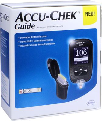 ACCU-CHEK Guide Blutzuckermessgert Set mg/dl
