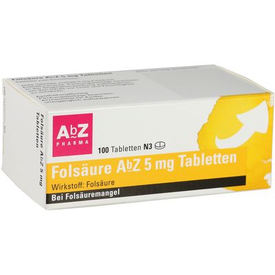 FOLSURE AbZ 5 mg Tabletten