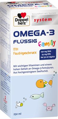 DOPPELHERZ Omega-3 flssig family system