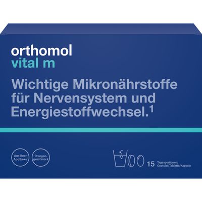 ORTHOMOL Vital M Granulat/Kap./Tabl.Kombip.15 Tage