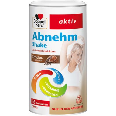 DOPPELHERZ Abnehm Shake Schoko Pulver